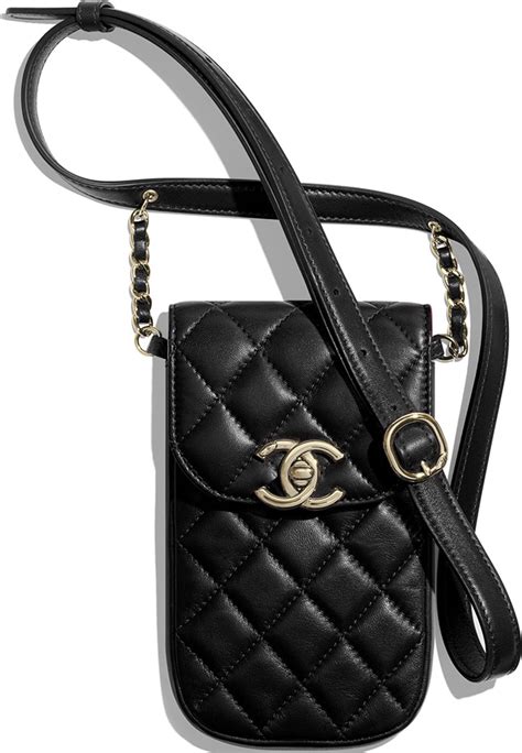 chanel phone case on chain|chanel clutch on chain.